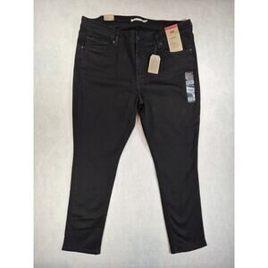 LEVI'S 711 Skinny 18 x 26 Minimalist Classic Style in Neutral Black